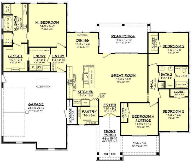 4 Bed 2 Bath 2092 Sqft Modular Home Model # 27122 - Modular Home Direct