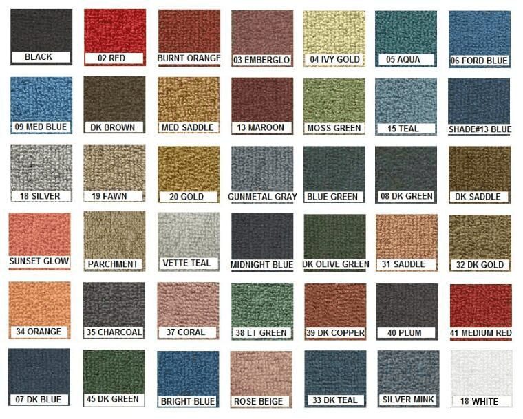 carpet color variations