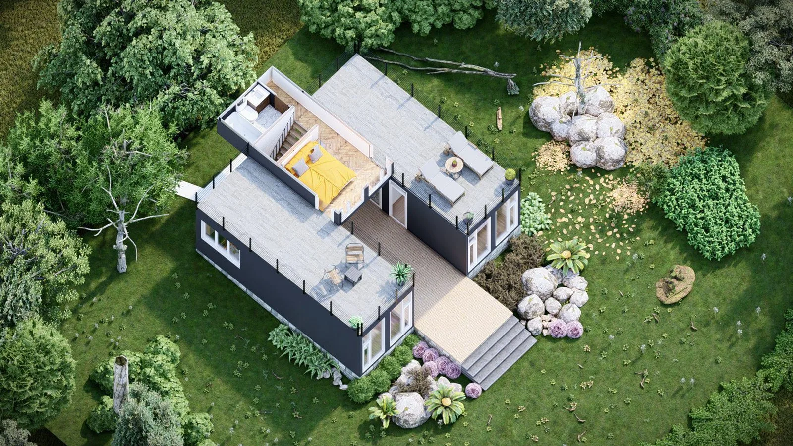 2 Bed 2 Bath Container Home