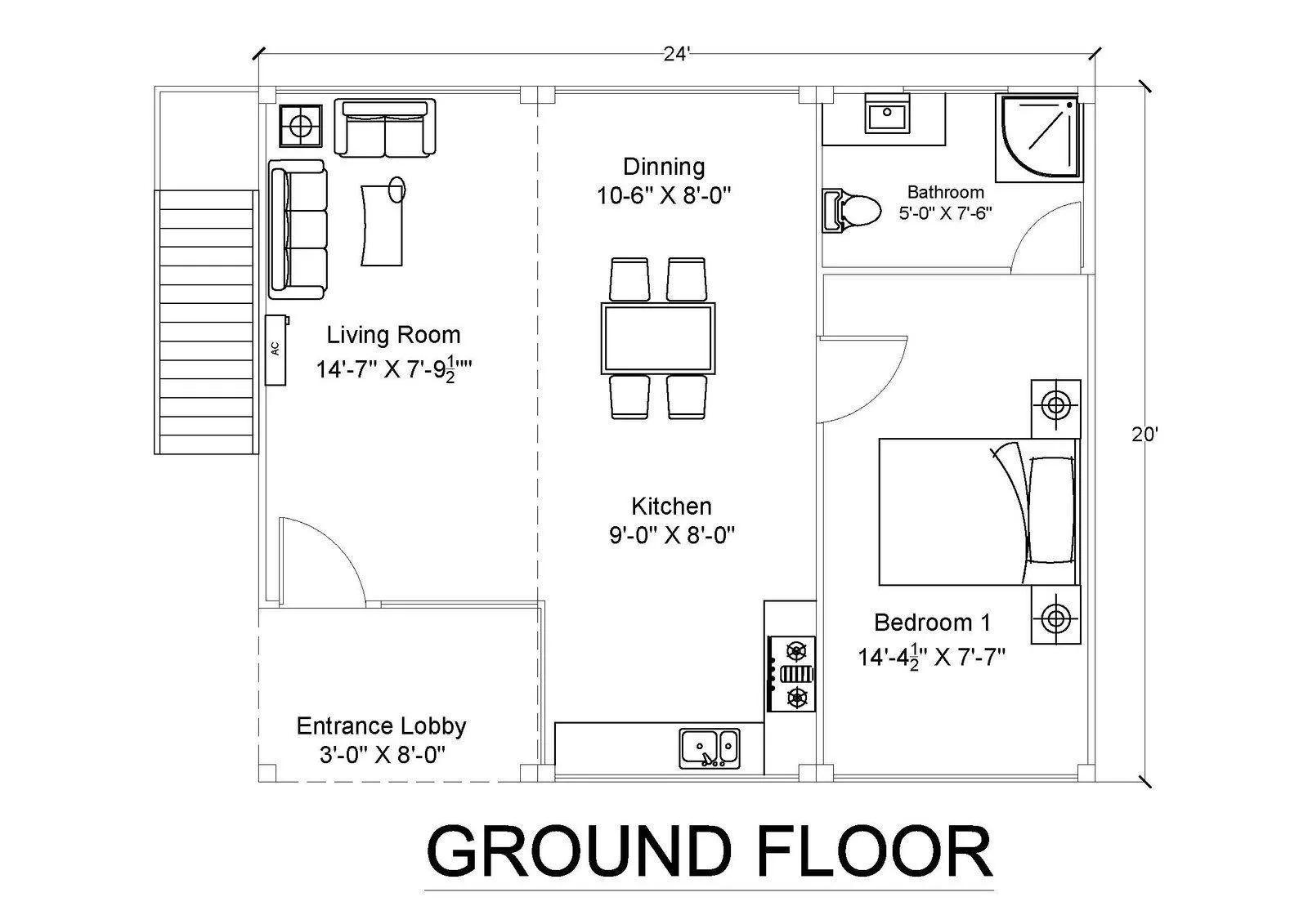 2 Bed 2 Bath 1000 Sqft Modular Home Model # 22619 - Image 2