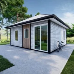 2 Bed 1 Bath 420 Sqft Expandable 8 Hour Assembly Modular Home Model 13775