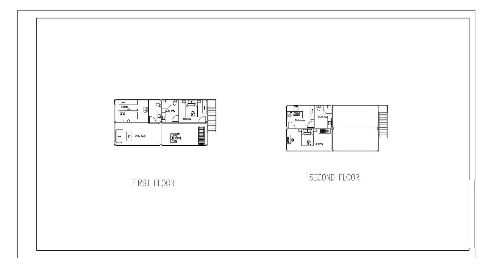 2 Bed 3 Bath 960 Sqft Modular Home Model # 22620 - Image 2